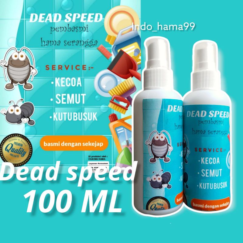 BASMI KUTU KASUR,KECOA,SEMUT KEMASAN 100ML ORIGINAL biru