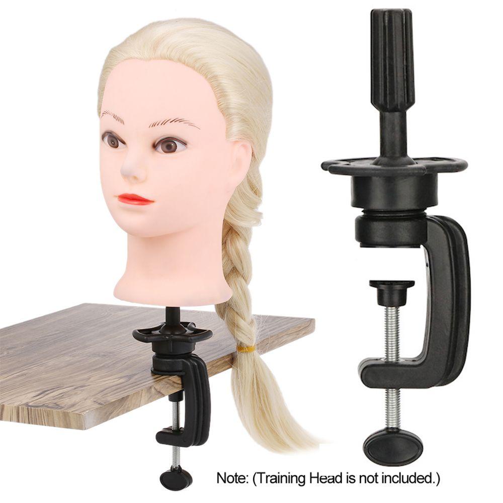 Needway Wig Stand Plastik Adjustable Hairstyles Cosmetology Alat Salon Hairdressing Training Head Holder