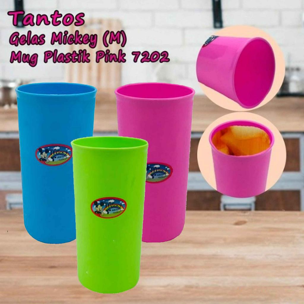 Gelas Mug Tantos / Gelas Minum Sehari Hari / Mug Plastik / Tempat Minum