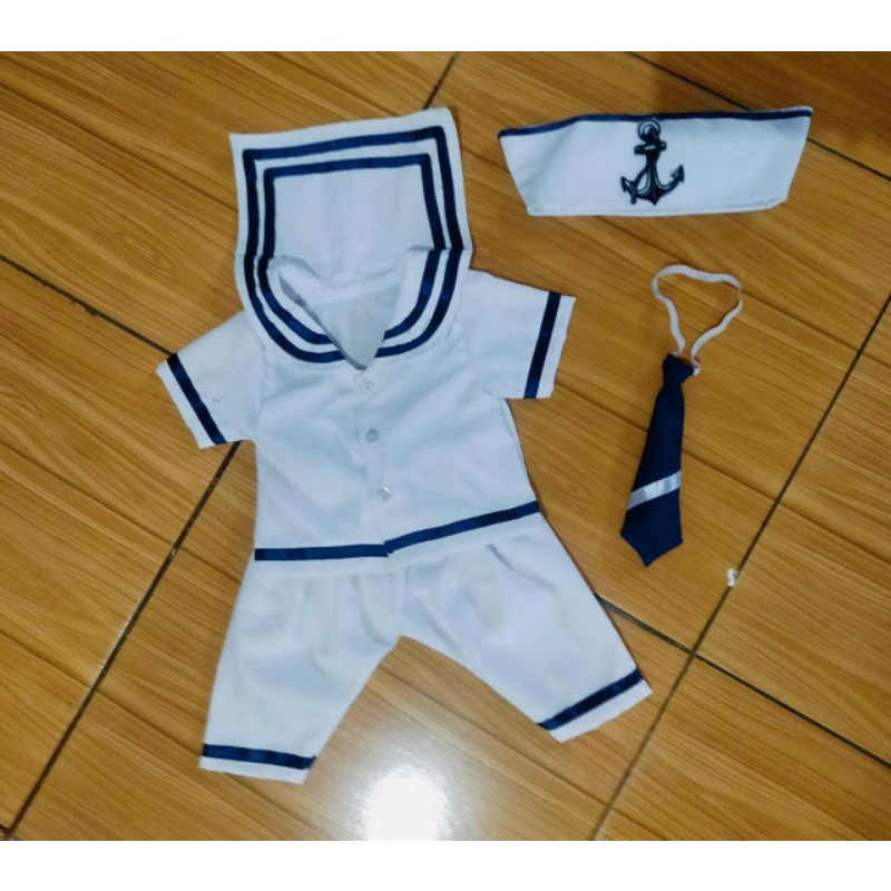 BAJU PELAUT NEWBORN/BAYI/ANAK/KOSTUM PELAUT ANAK/KOSTUM PHOTOSHOOT/PROPS FOTO