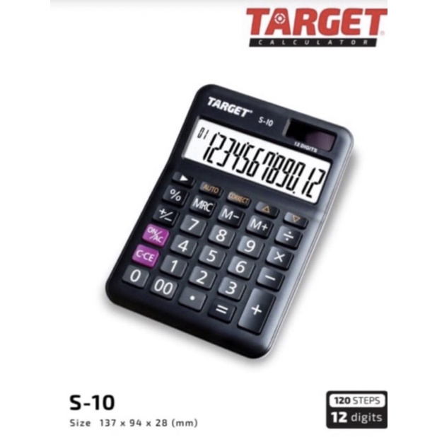 

KALKULATOR TARGET S-10 12digits