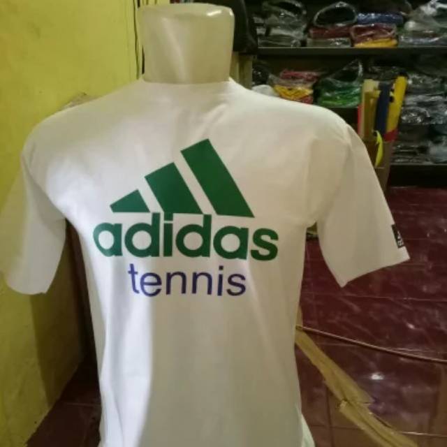 KAOS TSHIRT ADIDAS TENNIS PUTIH