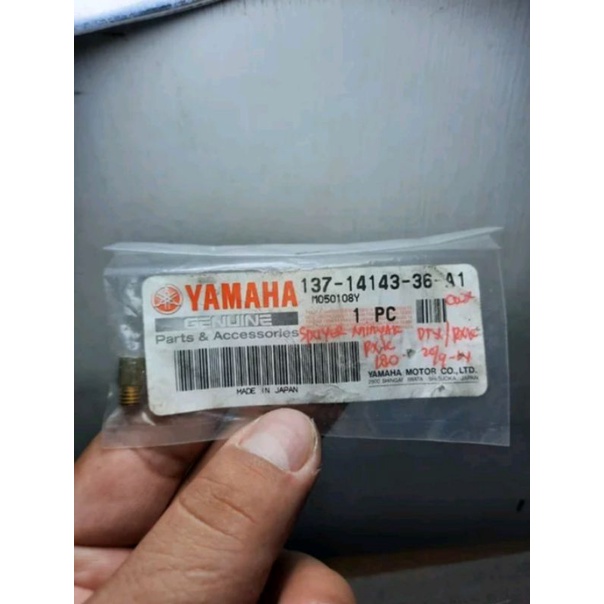 Main jet mainjet spuyer minyak karburator Rxk Rxs Rxz Rzr Rxking Kobra Rx king master Rx king new no