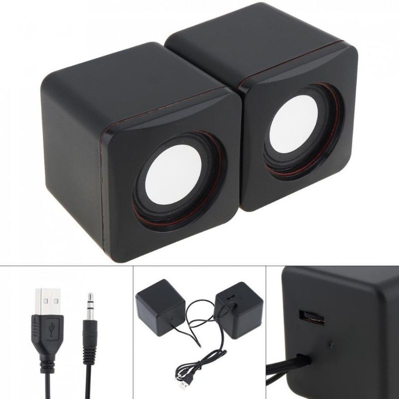 Speaker Salon Multimedia Model 101Z For Komputer Laptop Notebook Pc Hp Mini Aktif Kabel