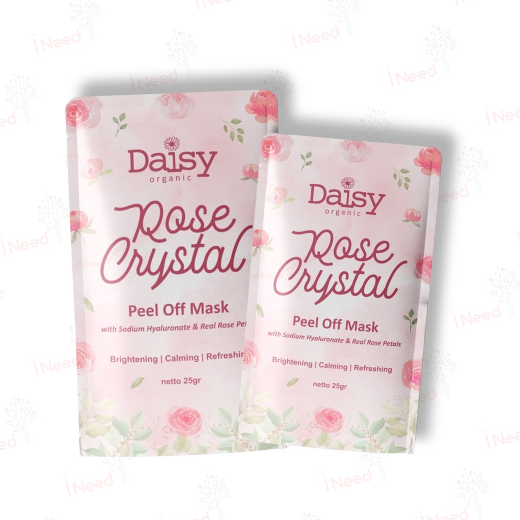 (INEED) Daisy Rose Crystal Organic Peel off Mask 25gr