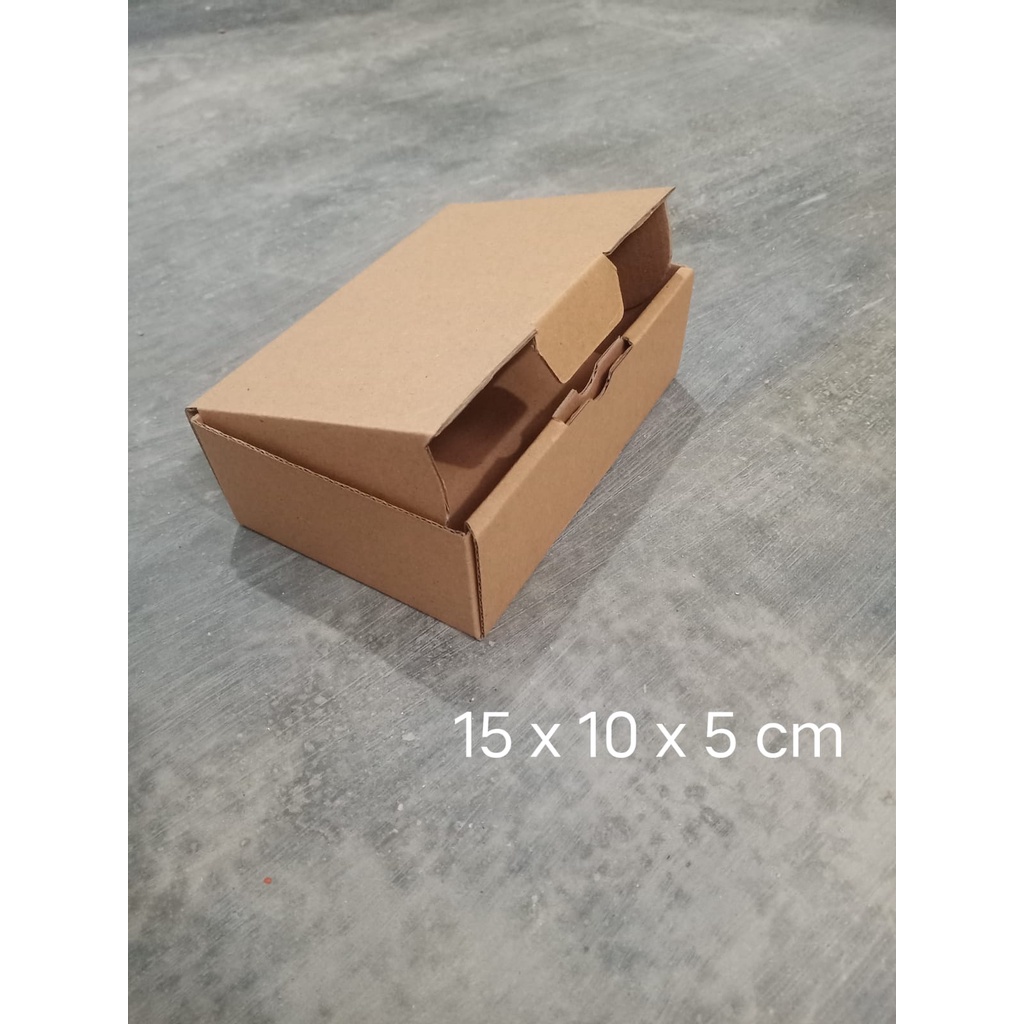 Kardus karton uk. 15 x 10 x 5 cm -Die Cut dan easy usage- aksesories /multifungsi-2
