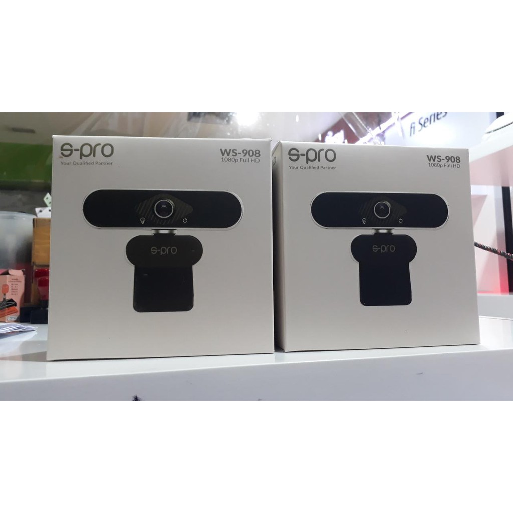 WS-908 FULL HD Webcam 1080P With Microphone Webcam S-Pro WS-908FHD Full 360 Degree View