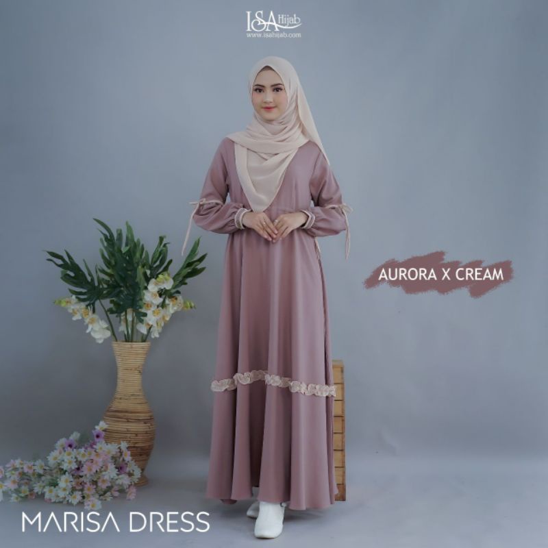 MARISA dress READY STOCK by  ISA HIJAB