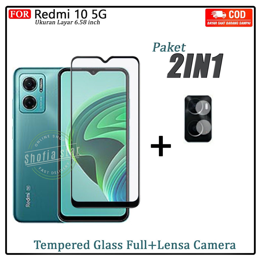 2IN1 ANTI GORES CERAMIC MATTE ANTI GLARE REDMI 10 5G ANTI SPY FULL COVER FREE LENSA CAMERA