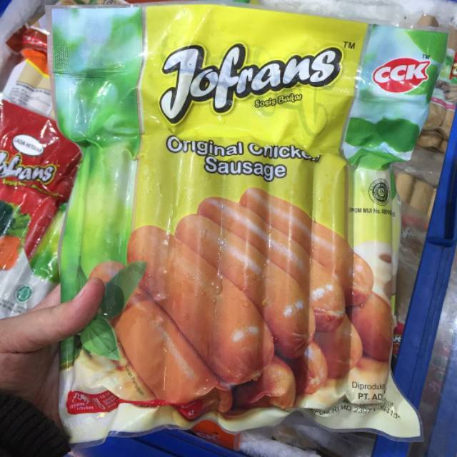 

jofrans sosis ayam jumbo original 500gr isi 7s