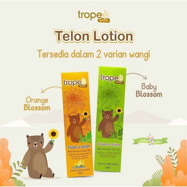 PERA489 TELON CREAM TROPEE BEBE TELON LOTION 70 ML