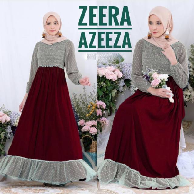 DASTER  KERUT SMOKE POLOS PANJANG BALI