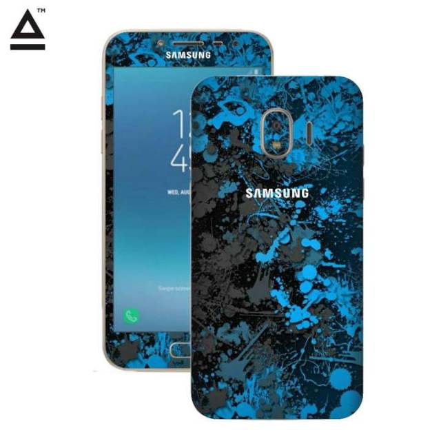 Garskin hp samsung J2 pro motif cat blues - bisa custom
