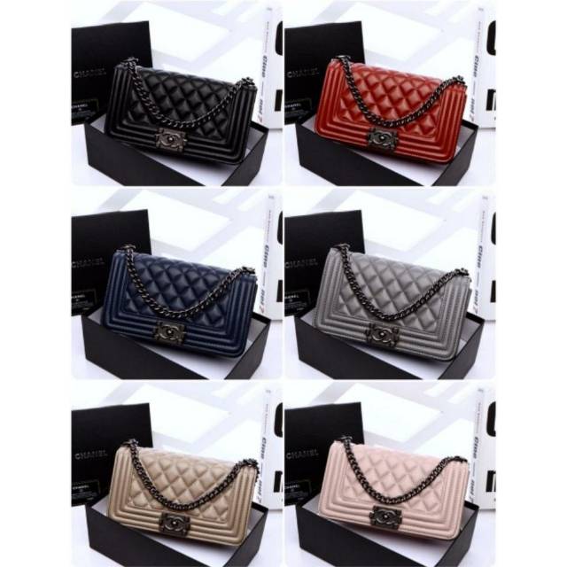 New Chanel Bag 9049# ST WITH BOX TAS BATAM MURAH TAS IMPORT TAS BRANDED TAS FASHION TERMURAH