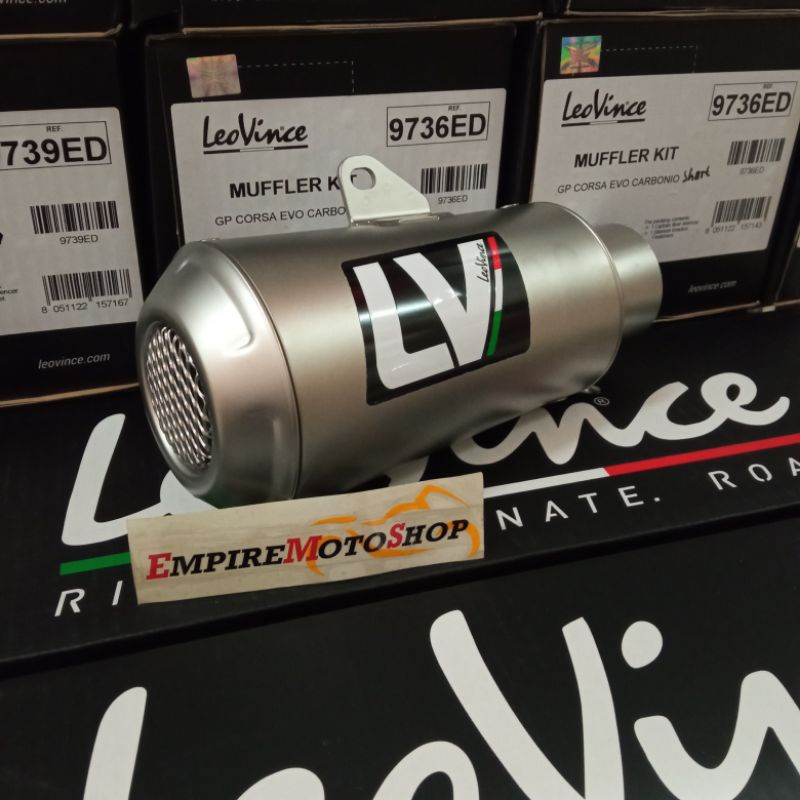 Knalpot Leovince LV 10 Silver Original