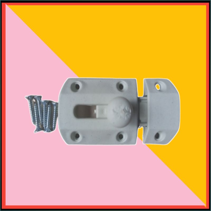 SLOT PINTU PVC SELOT PINTU KAMAR MANDI PLASTIK PVC