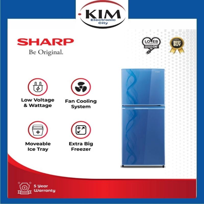 KULKAS SHARP SJ 237 MG LEMARI ES 2 PINTU SJ237MG SJ 237MG