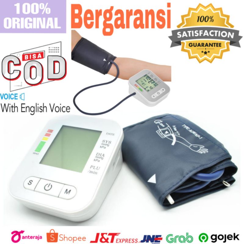 Tensimeter Digital  BERGARANSI Alat Ukur Tensi Darah TaffOmicron