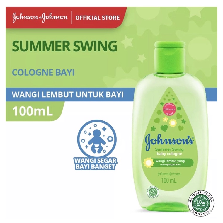 Johnson&amp;Johnson Cologne 100ml baby oil johnson 125ml