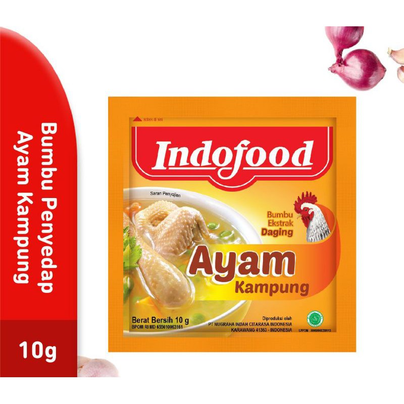 

Indofood Bumbu Penyedap Masakan Rasa Ayam Kampung Gurih Sachet