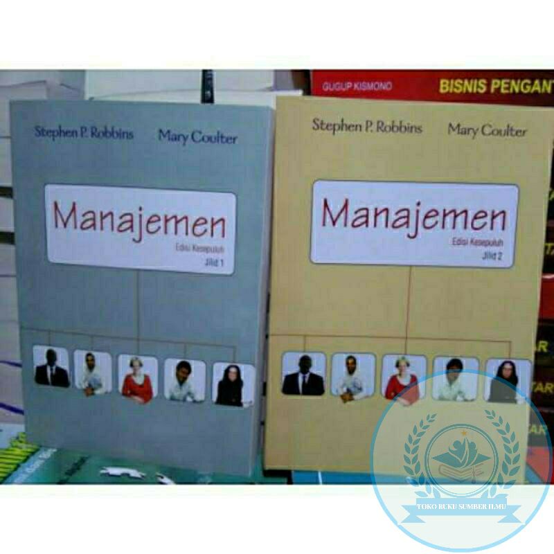 Jual T.B.S.I. PAKET 2 BUKU; MANAJEMEN EDISI 10 JILID 1 DAN 2 - STEPHEN ...