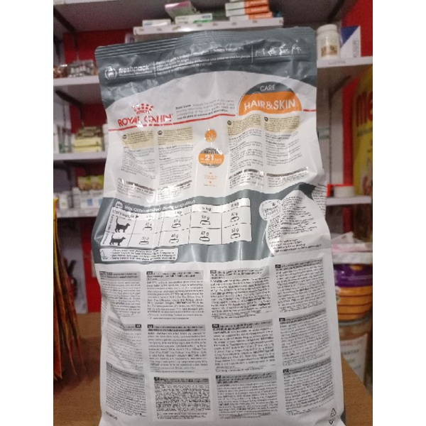 ROYAL CANIN HAIR &amp; SKIN 4KG FRESHPACK