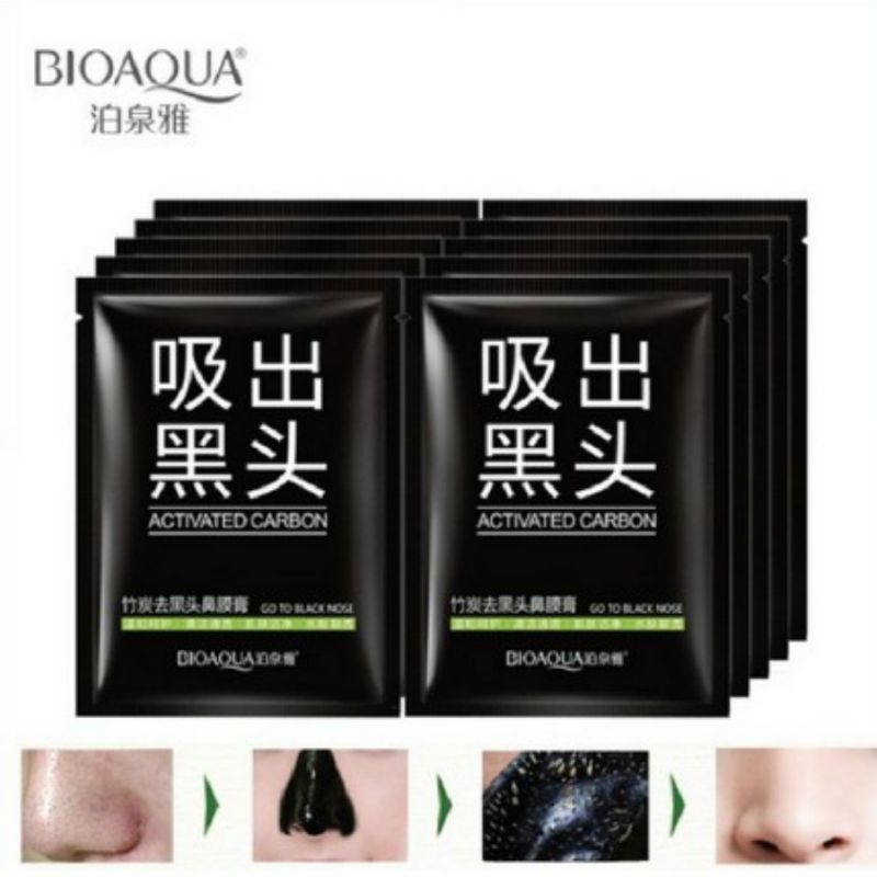 MASKER HIDUNG SASET BIOAQUA BLACK HEAD