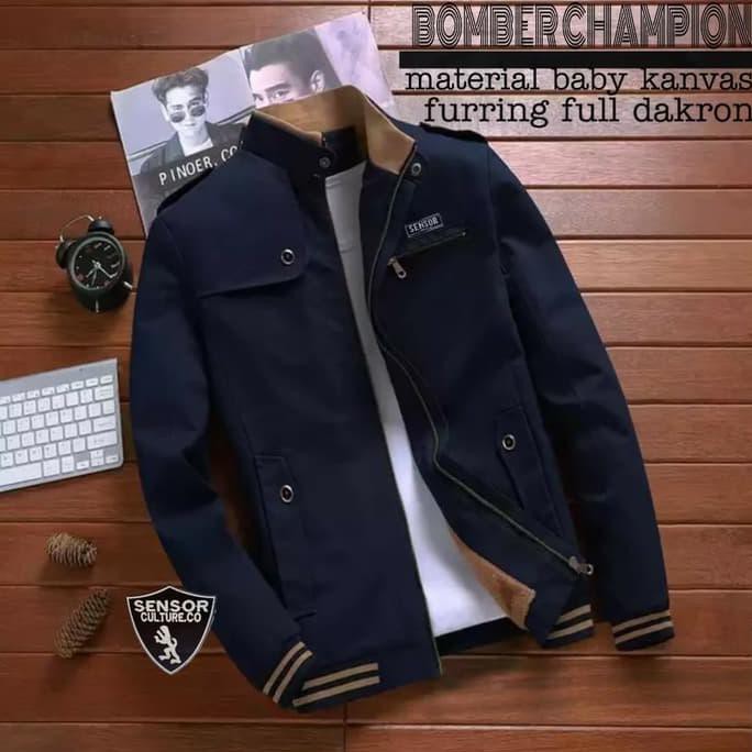 JAKET COWOK Jaket Bomber Champion Pria