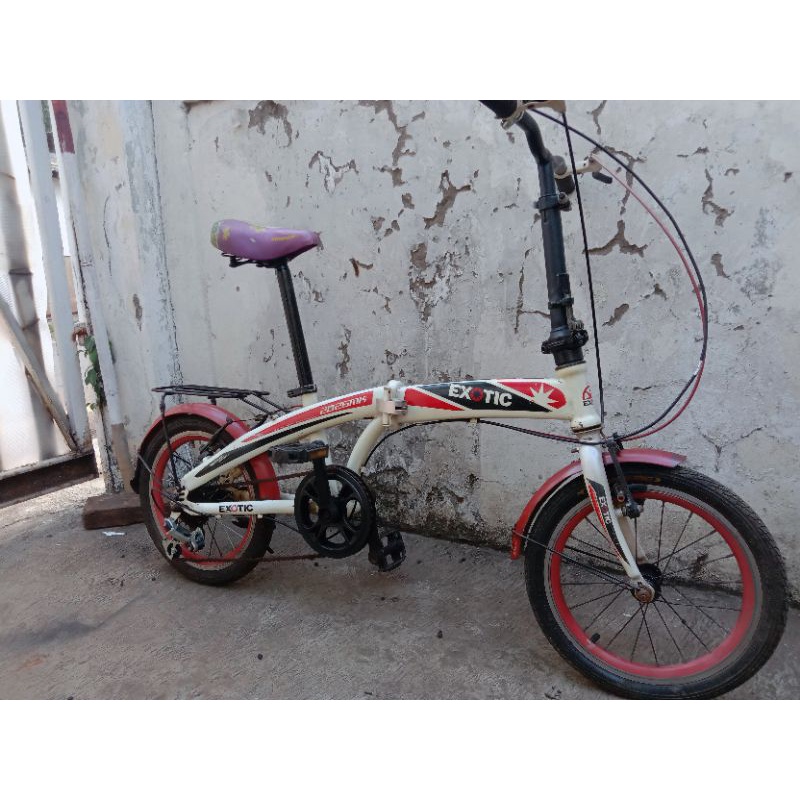 SEPEDA LIPAT EXOTIC 16 INCH 2026 MK 6 SPEED