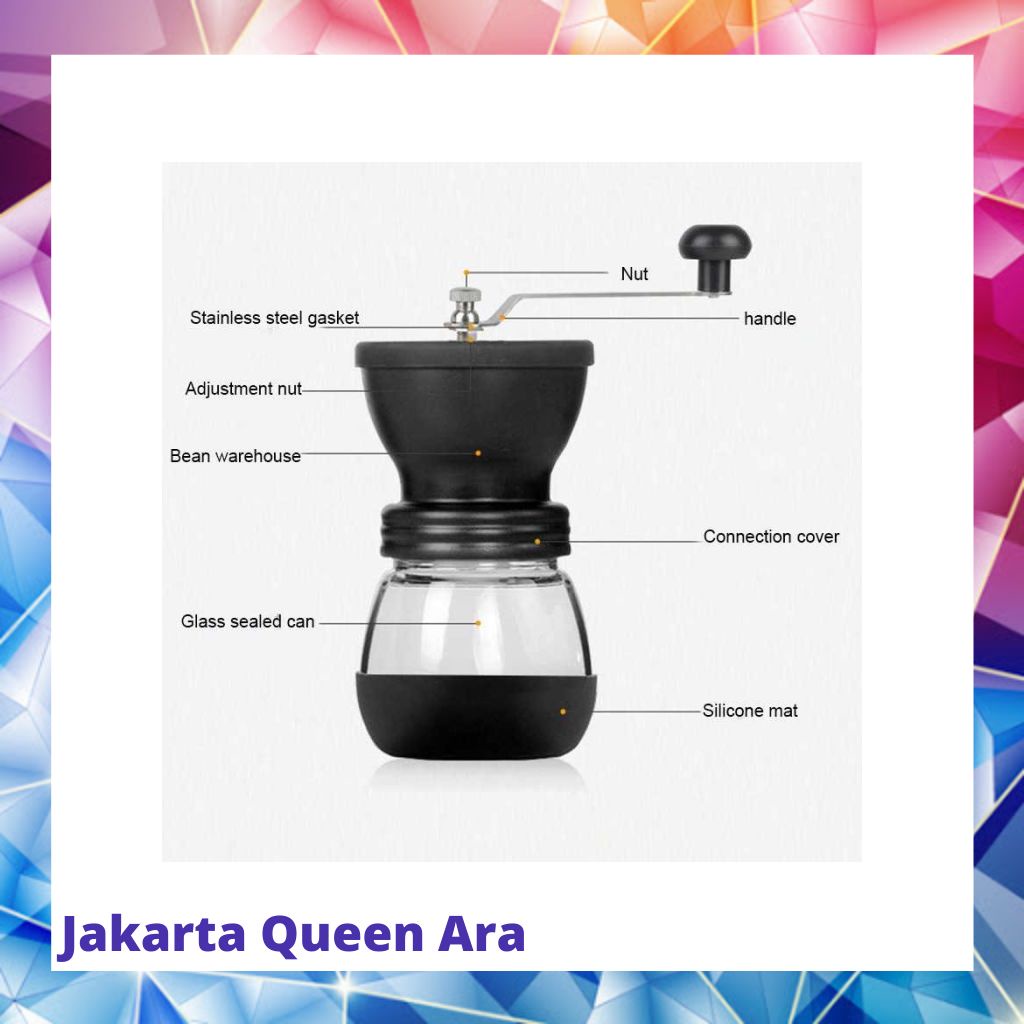 One Two Cups Alat Penggiling Kopi Manual Coffee Grinder - CF414