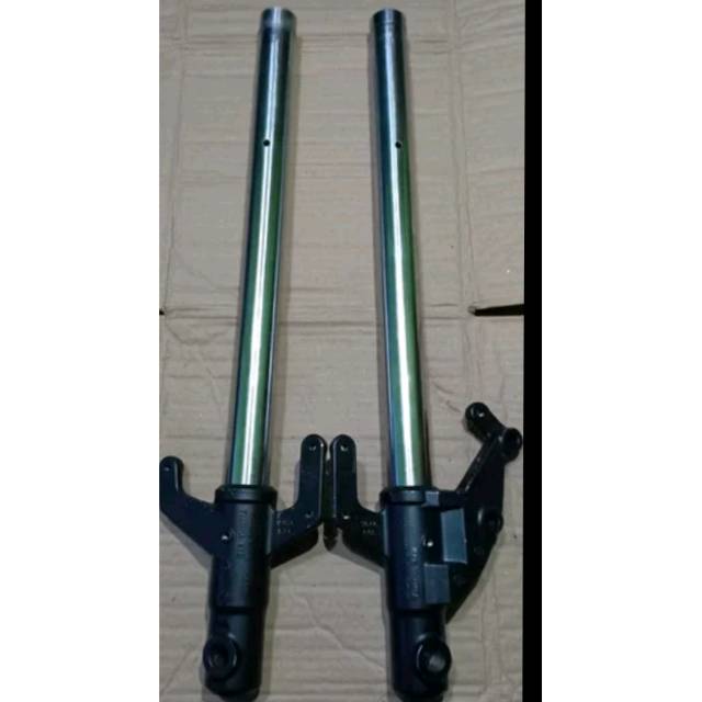 As shock usd up side down kiri kanan satu set Yamaha new R15 led original as shockbeker