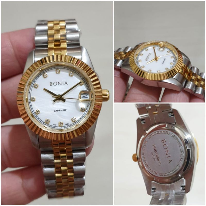 JAM TANGAN CEWEK BONIA SAPPHIRE GRADE AAA