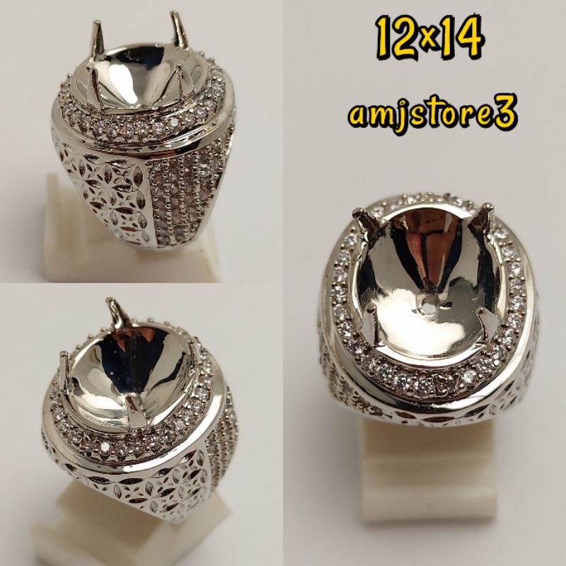 ring cincin emban alpaka super full zircon microsetting