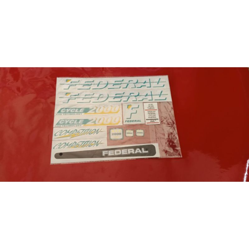 stiker sepeda federal competition