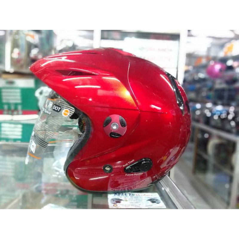 HELM INK CX 25 RED MAROON ORIGINAL HELM INK CX25 MERAH MARUN ORI HELM INK TOPI ORI ASLI HELM INK ORI
