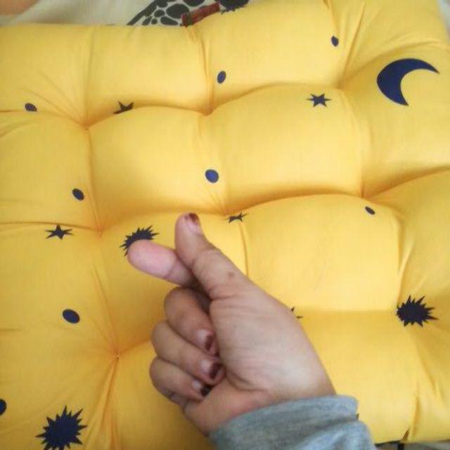 Bantal Duduk-bantal Lesehan (40x40cm Diukur Setelah Diisi Silikon) 1kg = Muat 2bantal