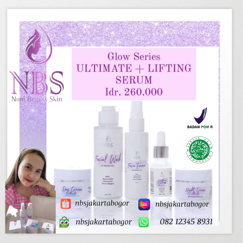 Jual Glowing Series Nbs Ultimate Lifting Serum Indonesia Shopee