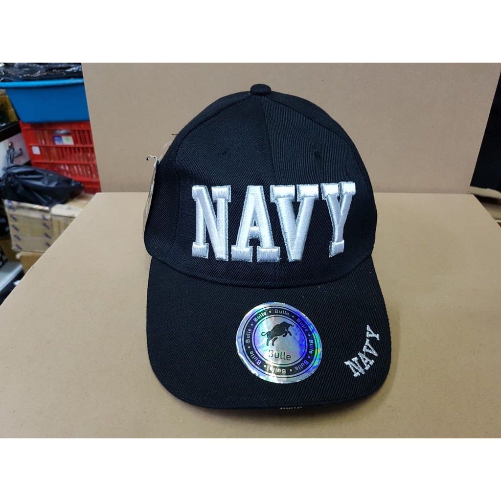 Terlaris TOPI TACTICAL NAVY HITAM BLACK HAT CAP OUTDOOR IMPORT Limited!