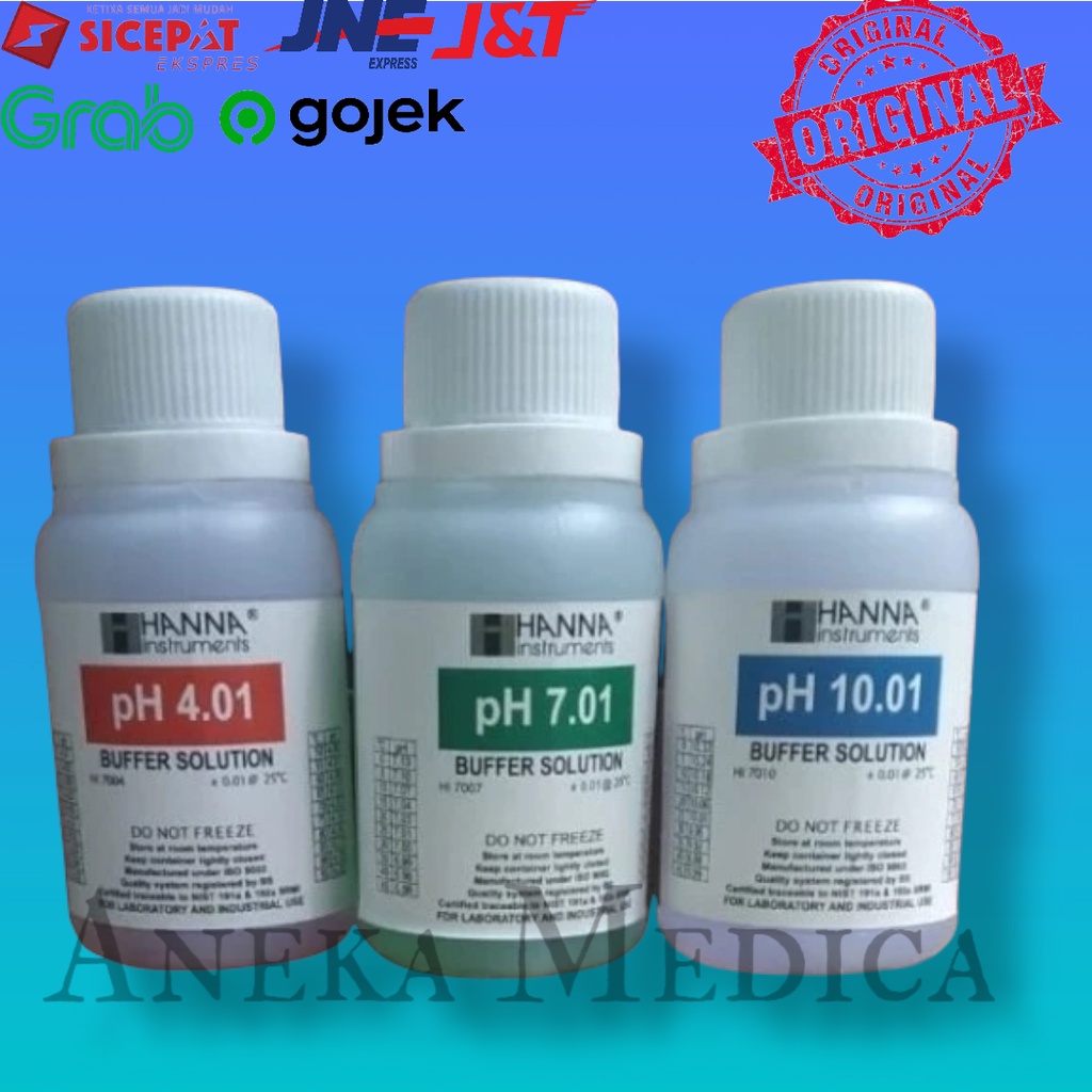 buffer solution hanna ph4/ph7/ph10 100ml