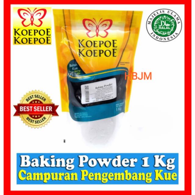 

BAKING POWDER 1 KG KOEPOE KOEPOE - CAMPURAN PENGEMBANG KUE