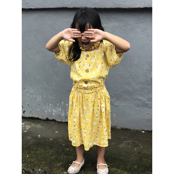 AUTUMN SET / DRESS ANAK LUCU