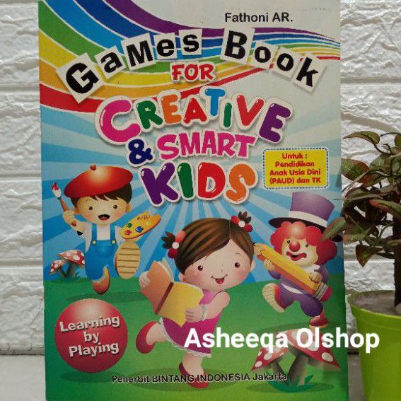 Buku Games Book For Creative &amp; Smart Kids Untuk Anak Paud/Tk