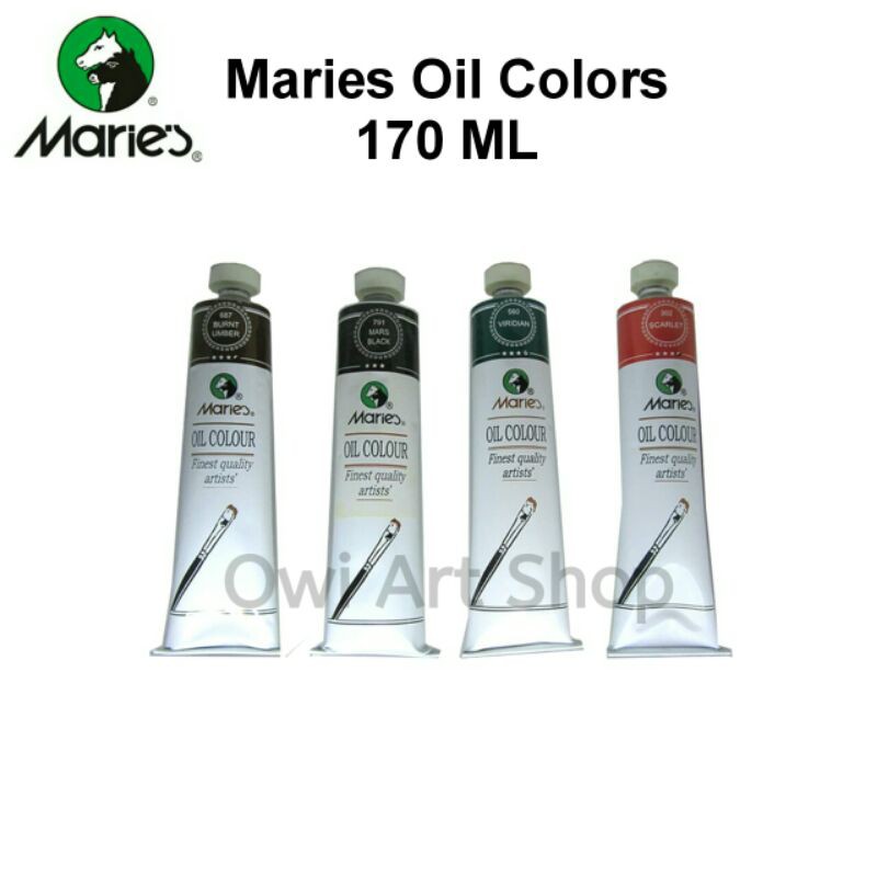 

Maries Oil Colors 170 ml - Cat Minyak Maries 170ml
