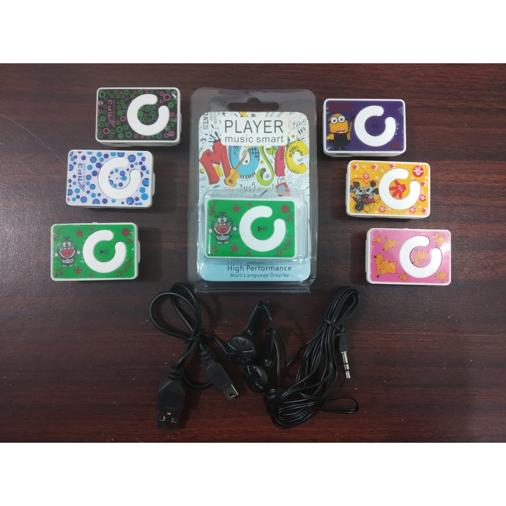 Mini Portable Mp3 Player Clip Mp3 Player Sport Colorful Tf Card Mp3