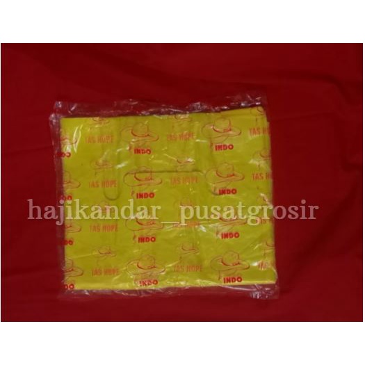

PLASTIK KRESEK KUNING uk.JUMBO merk INDO Ukuran ( 38 )