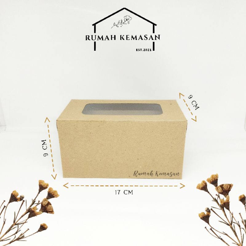 

Box Kraft Cupcake for 2