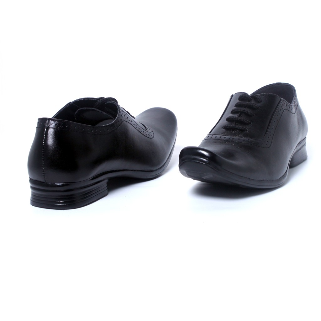 Sepatu Pantofel Pria Kulit Asli Rasheda L 02 Formal Shoes Big Size