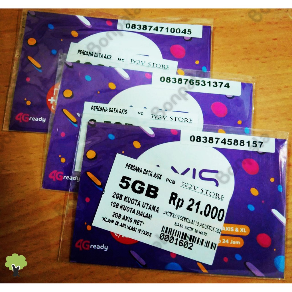 PERDANA DATA AXIS 5GB / KUOTA / INTERNET / MURAH / KARTU / PAKETAN