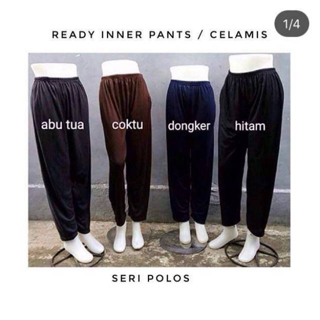 celana panjang wanita melar inner pant celamis