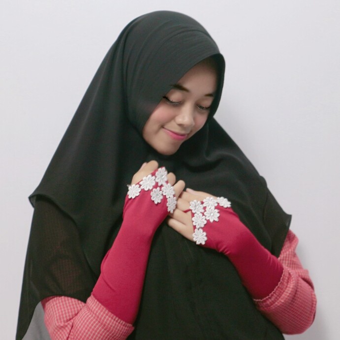 Handsock cincin Flower / handsock bunga / manset tangan / aksesoris wanita / fashion wanita / manset